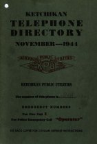 Telephone directory front cover